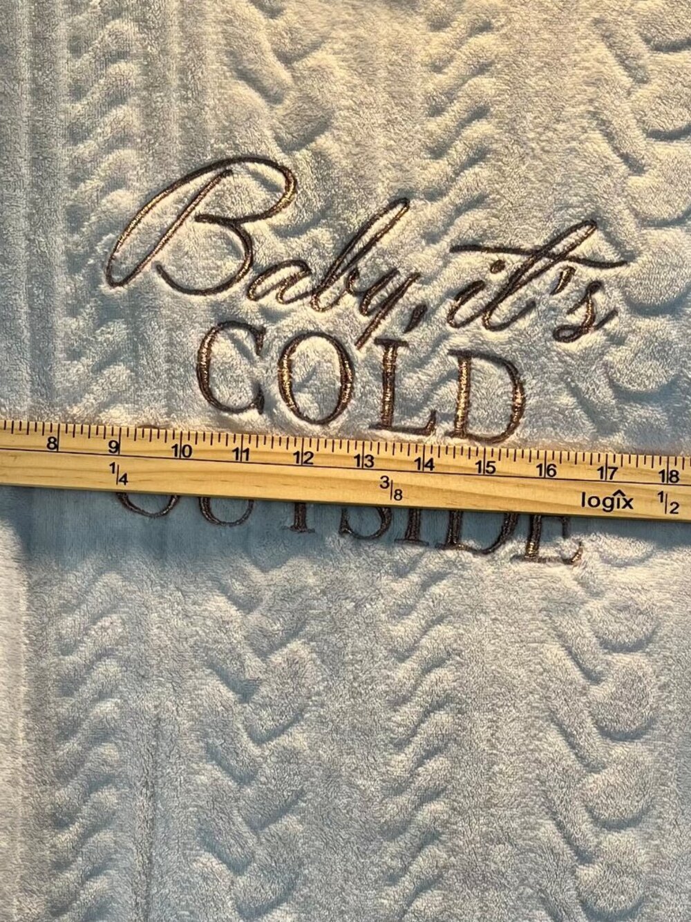 Secret Treasures Fleece Pajama Set Winter White / Ice Plus Size 2X - Picture 3 of 10